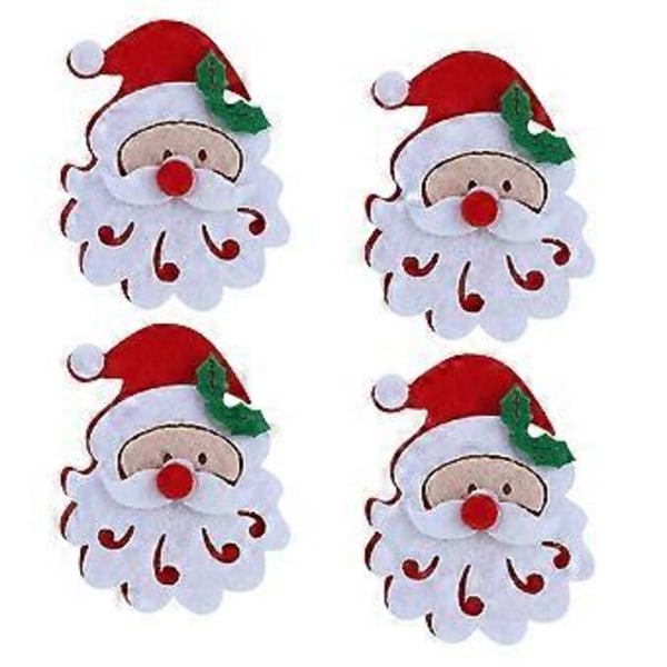 Juleapplikation, 20 STK./pose Glædelig jul Ornament Julepynt Julekludmærke Alsidig funktionalitet