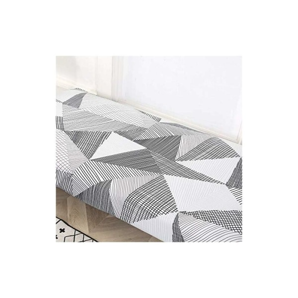 Sofaovertrekk Armless Sofa Bed Cover, Spandex Stretch Futon Slipcover Protector, Sklisikker Elastisk Folding Couch Sofa Shield Passer for 2-3 Seate
