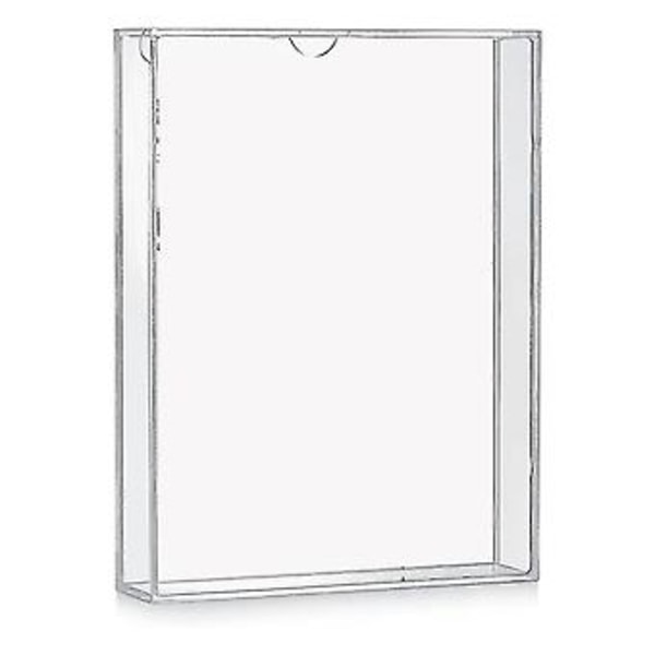 Skyggeboksramme Akryl Fotoramme DIY Skrivebordsutstillingsboks Helt Transparent Oppbevaringsboks