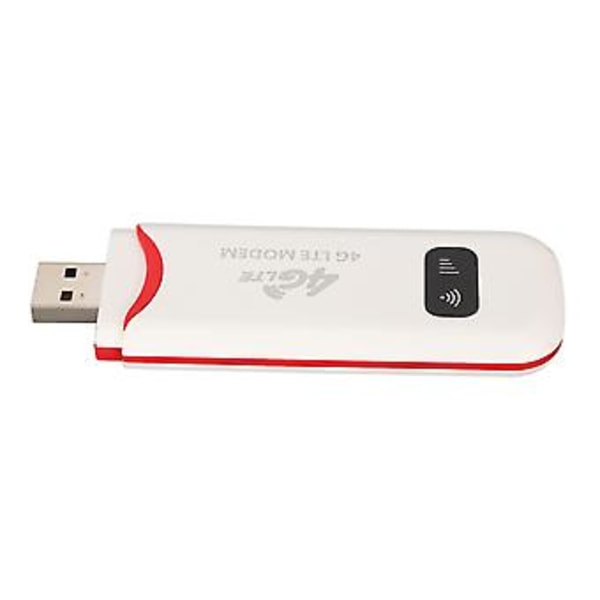 4G Mobilt WiFi SIM-kortplats 300Mbps Upplåsningsbar Pocket Hotspot Enhet Trådlös Nätverksrouter Vit