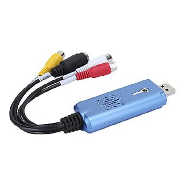 USB 1-veis Capture Card DVD for AV Video til USB Datamaskin Høy Definisjon til PC med Opptak