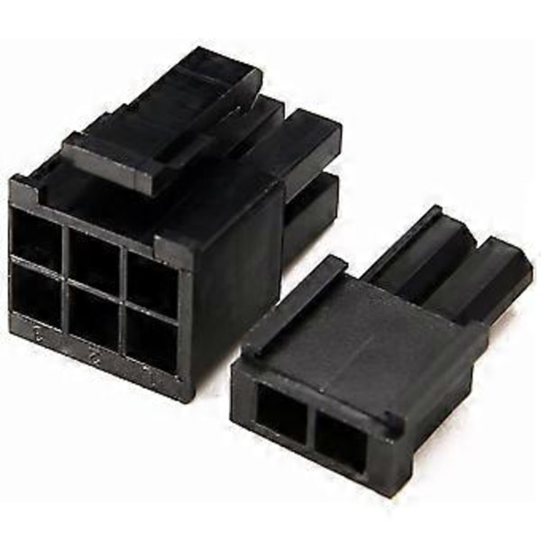 400 st Krymp Hylsor Stiftkontakt + 50 st 5557 8(6+2)P ATX EPS PCI-E Kontakter med Plastlåda