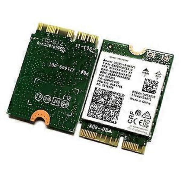 Trådløs-AC Dual Band Wifi Kort Adapter til Intel 9462NGW CNVI NGFF til M.2 til Key E med Bluetooth-kompatibel 5.0 til