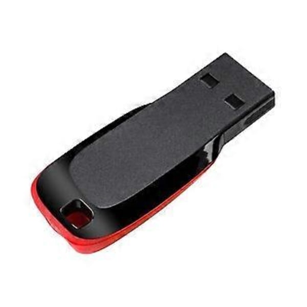 Mini Højhastigheds USB Flash Drev 2.0 32G Sort Nøglering Pen Drev 32G Lagerhukommelse