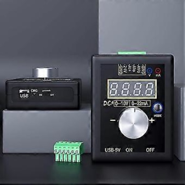 Signalgenerator, håndholdt analog simulator digital 0-10v/0-4-20ma til strømspændingssignalgenerator til PLC og panel fejlfindingsenhedstest Flo