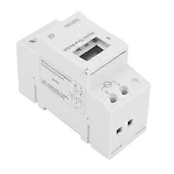 Mini AC 220-240V 50-60Hz Digital Timer Bryter Tidsstyring Bryter