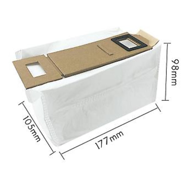 12-pack dammsugarpåsar ersättning för S7 T7s T7s Plus dammpåse dammsugare tillbehör reservdelar