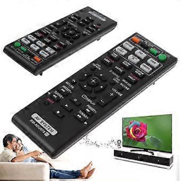 Fjernkontroll Erstatning RM-ADU078 Audio Video Mottaker for Hjemmekinoanlegg DAV-TZ710 HBD-DZ170 HBD-DZ175 TV