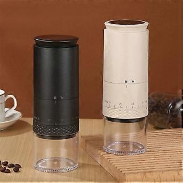 Elektrisk Kvarn Portabel Kvarn USB-Laddning Kaffekvarn Automatisk Kaffekvarn för Espresso Mjölkte Färg