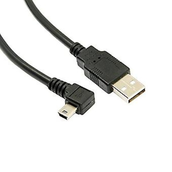 Mini Usb B Type 5pin Højre D 90 Grader Til Usb 2.0 Datakabel Med Emi Ferritkerne 5