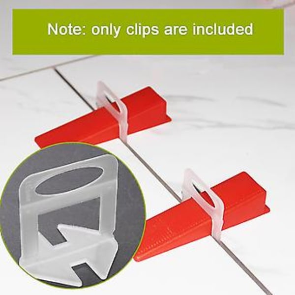 400 st Tiveling System Clips 1.5mm DIY Plattor Er S Tiveling System För Professi