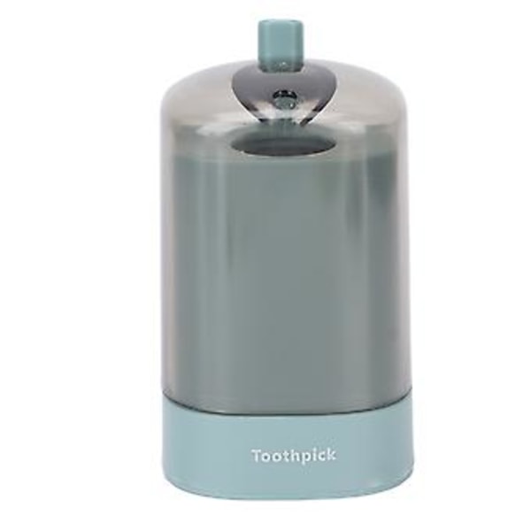 Tandpetshållare Förtjockad Automatisk Uppfällbar Avtagbar Tandpetare Dispenser för Restauranger Kök Grön