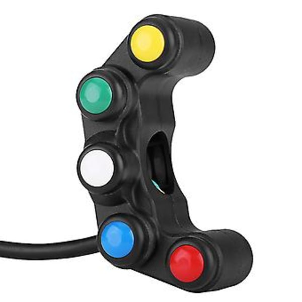 Motorcykel O OFF Kontakt, Universal 22mm Motorcykelstyr Motorcykel O OFF Kontakt Motorcykel Horn Kontakt Forbedrede Funktioner