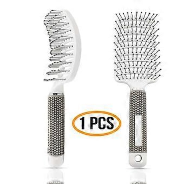 Vent Brush, Massagebørste Fleksibel Ventileret Udrednings- og Styling Hårbørste