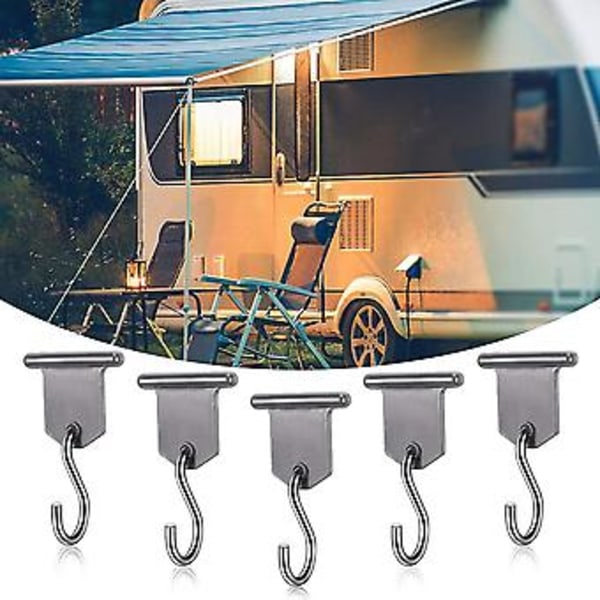 20 stk. Camping Markise Kroge, Rv Markise Bøjler Kroge Rv Fest Lys Bøjler Til Julefest, Mot