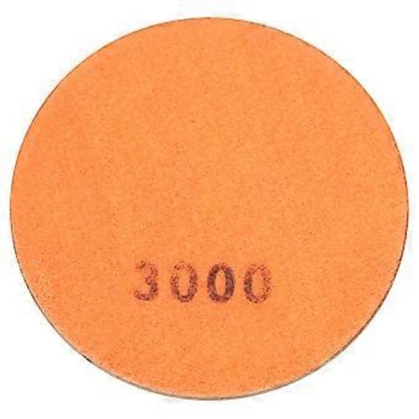 1 stk. 100 mm 4 tommer våd diamantpoleringspude til granit marmor beton (#3000)