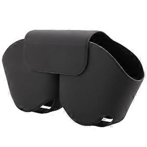 Til Max Headset Høj Kvalitet Praktisk PU Silikone Øretelefon Taske Anti Rids Beskyttende Cover Pung, Sort