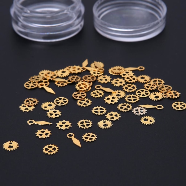 Steampunk Cogs Gears Vedhæng Konnektor Samlinger Links Store Resin Fyldstoffer
