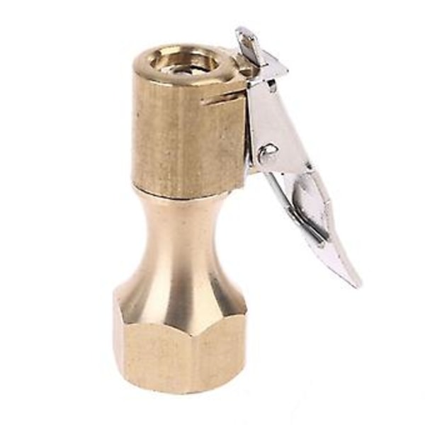 Luftchuck 1/4\" Kraftig Däckchuck med Clip för Inflator Mätare Luftkompressor