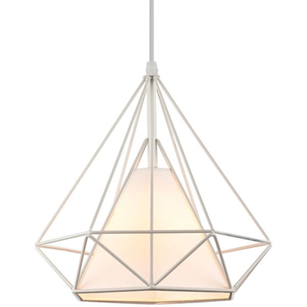 Vintage taklampa metall geometrisk ljuskrona lampskärm justerbar hängande lampa