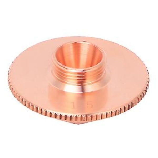1 stk. enkeltlags laserdyse messing til CO2 fiberlaserskæremaskine 0,8/1,0/1,2/1,4/1,5 mm 1,5 mm