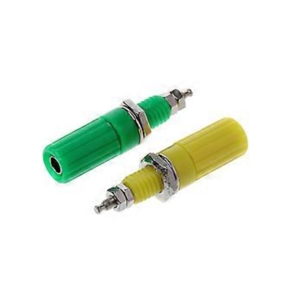 5 st Bindningsstolpar 5 Färger Högtalare 4mm Banankontakt Testkontakt Jack Uttag