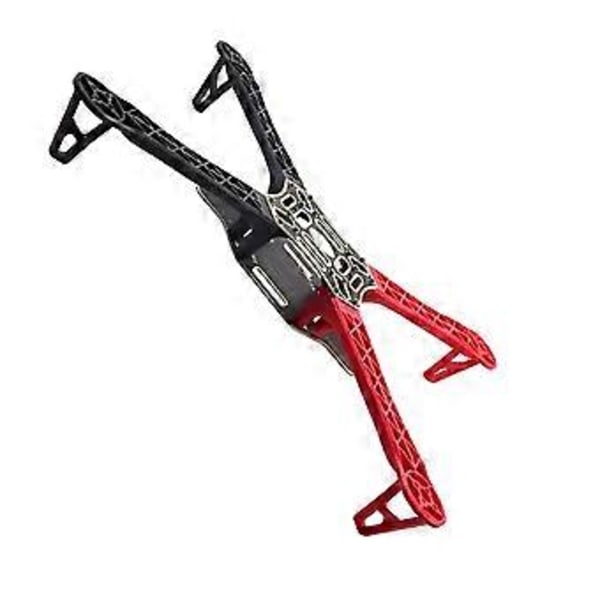 F450 Drone med Kamera Flame Wheel KIT 450 Ramme til RC 4 Akse RC Multikopter Quadcopter Sort+Rød
