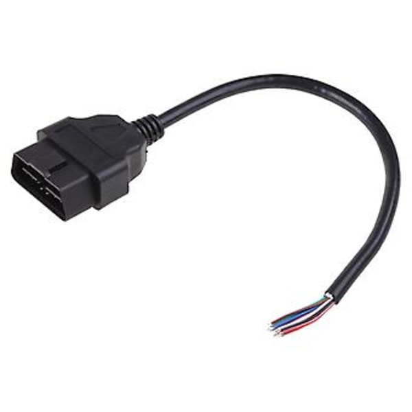 30cm Längd OBD2 16Pin Hane Kontakt Adapter Öppningskabel Anslutning För ELM327