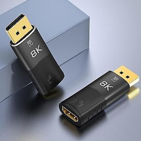 8k Displayport -yhteensopiva Adapterimuunnin 8k/60hz 4k/120hz Mini Dp Fe Hd Tv -kaapeli Video Ada