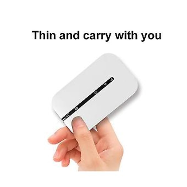 4g Pocket Mifi Wifi Router 150mbps Wifi Modem Bil Mobil Wifi Trådløs Hotspot Med Slot Bærbar W