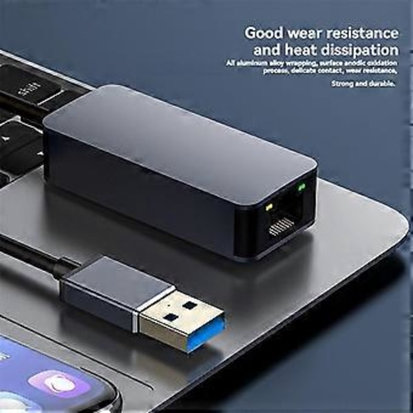 2500Mbps USB C Ethernet til RJ45 2.5G USB Kablet Adapter RJ45 LAN Netværkskort til PC Laptop