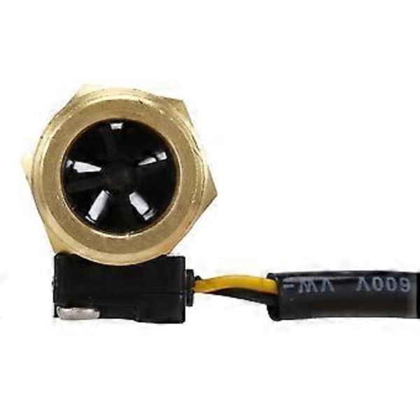 1 Styck -b1 Turbin Vattenflödessensor G1 / 2 Tum Elektromagnetisk Mässing In-line Hall Switch Hane