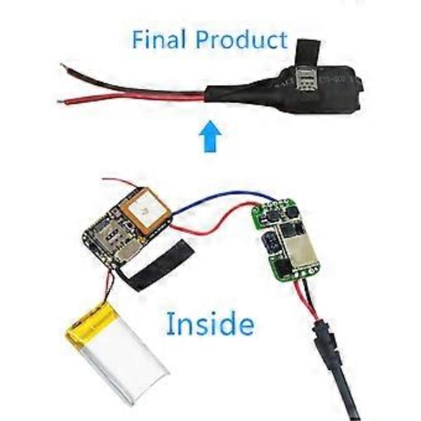 Computer Locator Indbygget Batteri APP Web SMS Realtidssporing GPS Tracker
