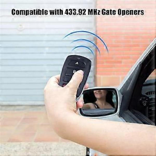 5 Universal 433 MHZ Kloning Fjernkontroll Nøkkelring, Dupliserer Fjernkontroller Erstatning Garasjeportåpner