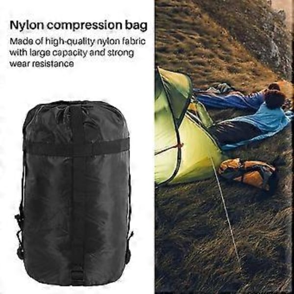 Nylon Kompressionssäck Sovsäck Förvaringsväska Kompressionssäck