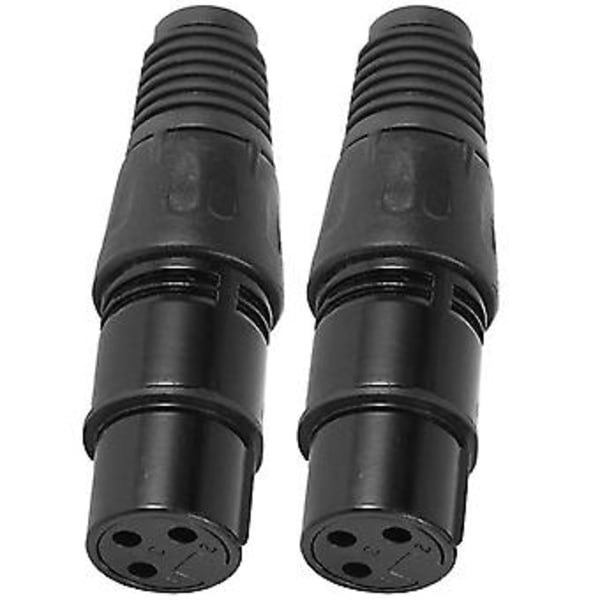 10 par XLR 3-benet mikrofon lydkabler stik konnektorer han hun mikrofon slange stik kabel