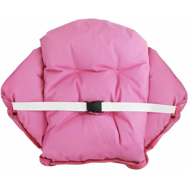 Stolsdyna med ryggstöd Sitskal Stolsfåtölj Mjuk Sammet Vattentät Elastisk för Trädgård Halmstol Rattan Stol 40x48 cm rosa röd-DENUOTOP