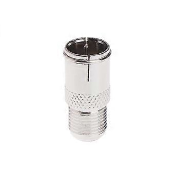 10 st Snabbkopplings F-kontakt Hane till Hona Adapter - Push On RF Koaxial