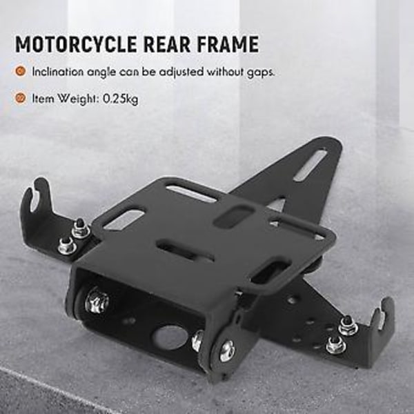 Motorcykel Justerbar Vinkel Nummerplade Ramme Holder Beslag Til Yamaha Yzf R1 R3 R6 R15 R