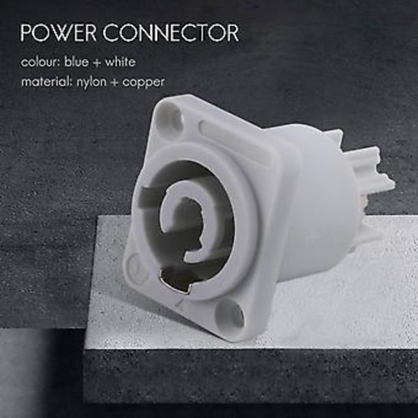 4 Sarjaa Powercon-liittimiä, nac3fca+nac3mpa-1&nac3fcb+nac3mpb-1, lukittava kaapeliliitin + runkoliitin
