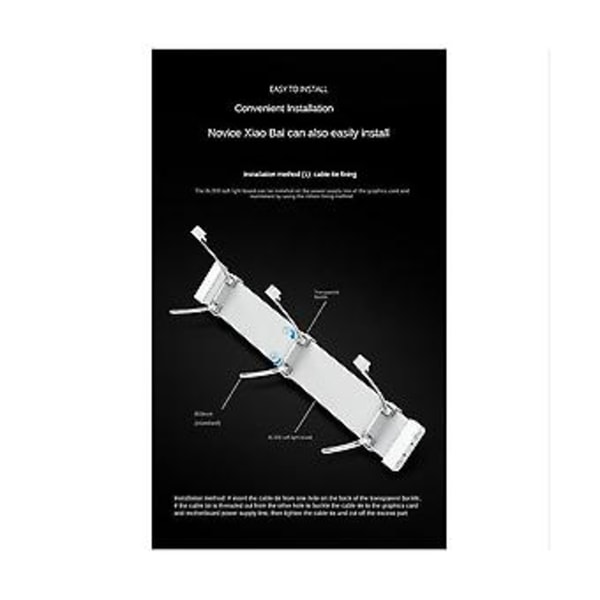 Rgb 24pin Moderkorts Förlängningssladd Argb Pc Chassi Led Ljusramp 5v 3pinx2+4pin Datorlampa S