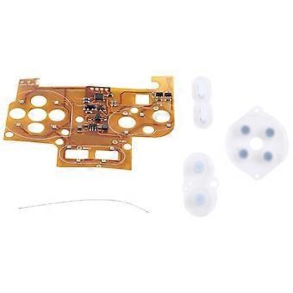 LED-knappelyssett for GameBoy Color LED-lys Ribbon Board DIY Knappelys Farge Modifiseringssett