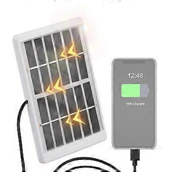 1,2 W 6 V aurinkopaneeli, kannettava aurinkoenergia, polykiteinen aurinkopaneeli, mini aurinkopaneeli, aurinkomoduuli, kannettava korkean hyötysuhteen aurinkopaneeli Mic:llä