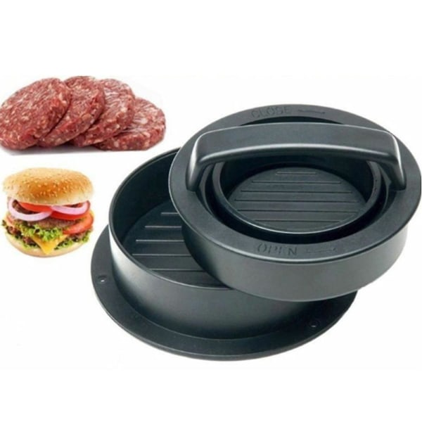 Fylt hamburger-burgerpresse for perfekte kjøttkaker Pattemaker Ideell for fylte burgere, miniburgere for barn og grillkaffi