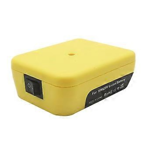 Akkuadapteri kahdella USB-pikalatausportilla XR 18V 20V litiumioniakulle DCB180