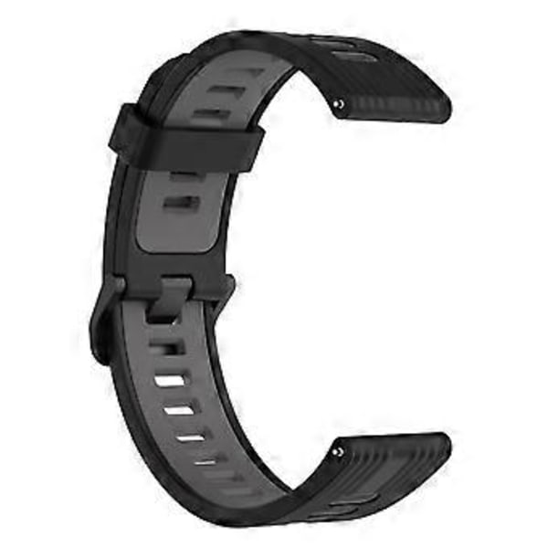 För GT Runner 22mm Armband Justerbart Sport Silikon för Smart Klockarmband St