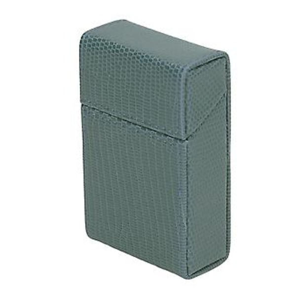 Cigarettetui med ödledesign i PU-läder, förvaringsfodral för cigarettpaket för kvinnor och män, grön