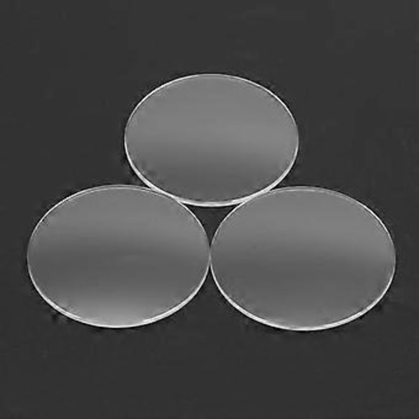 3 st 37,5 mm 38,5 mm Dubbelvälvda Urglas Linser Glas Ersättningsdelar för Urmakare Reparation