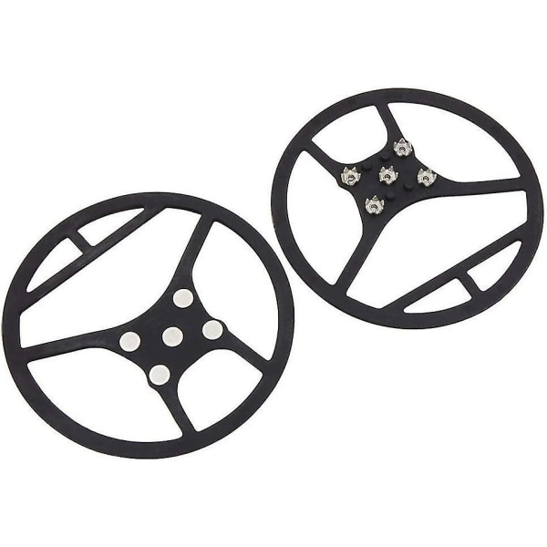 5 Tænders Is-Klamper Crampons - Snegreb Med Klo-Pigge For Sikker Trækkraft I Sort\"