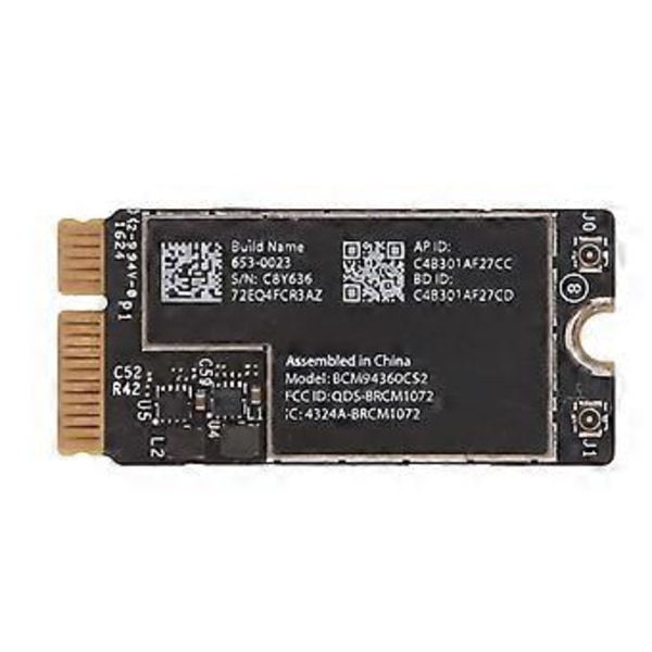 Nopea langaton kortti Book Air BCM94360CS2 WIFI BT4.0 -malleille Air11\" A1465 13\" A1466 WIFi Airport Card (2013-2017)